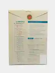 Красный бумага Lomond А4 льняной холст, мозайка, ящерица, био макро
