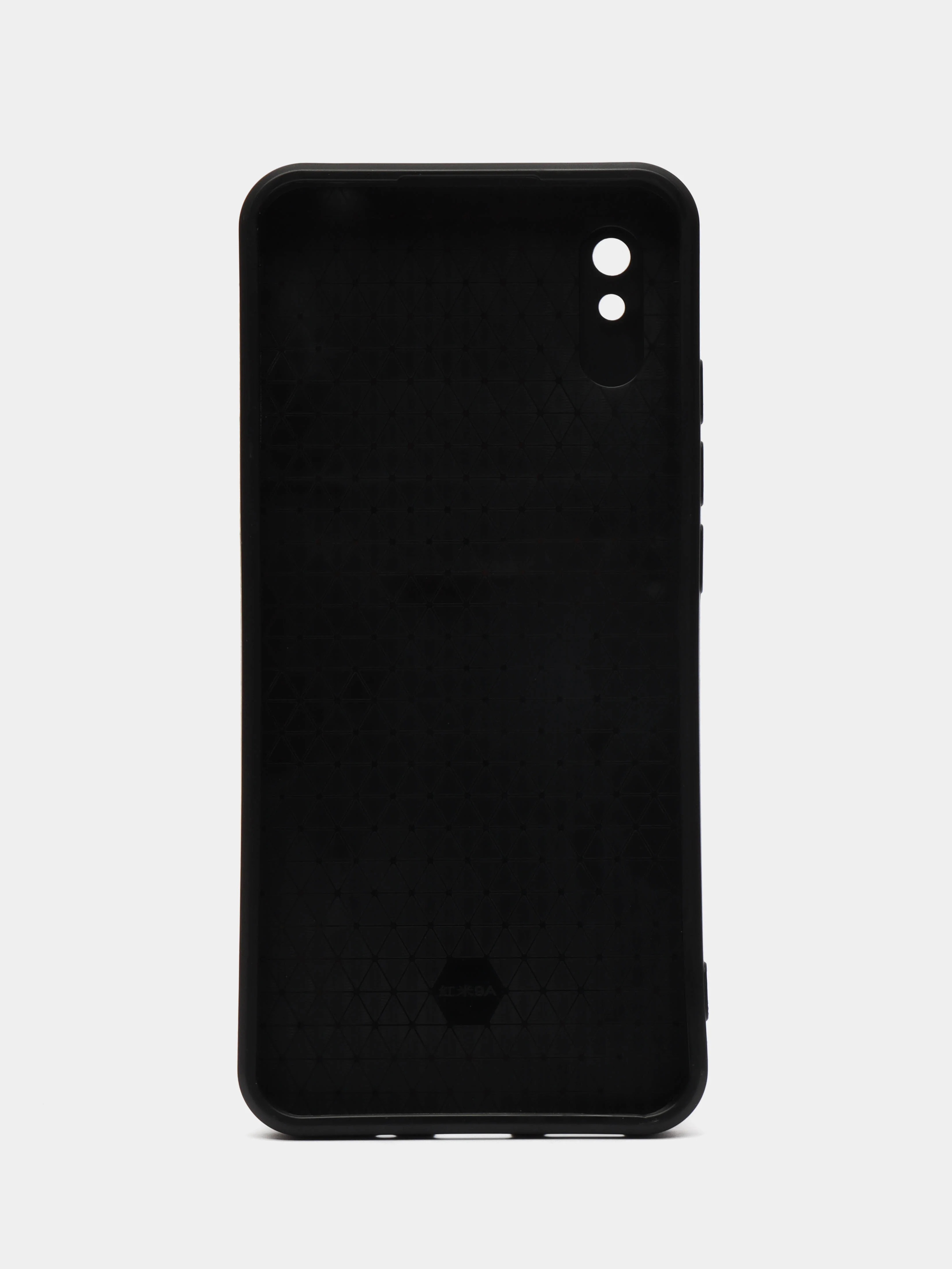 Черный чехол Xiaomi Redmi 9A / Сяоми Редми 9А противоударный, с металлической подставкой кольцом
