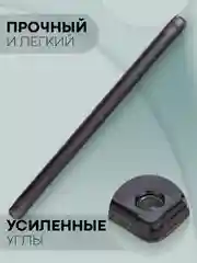 Черный чехол-книжка для планшета Lenovo Tab M10 HD (2nd gen) 10.1" из экокожи КАРТОФАН, подставка