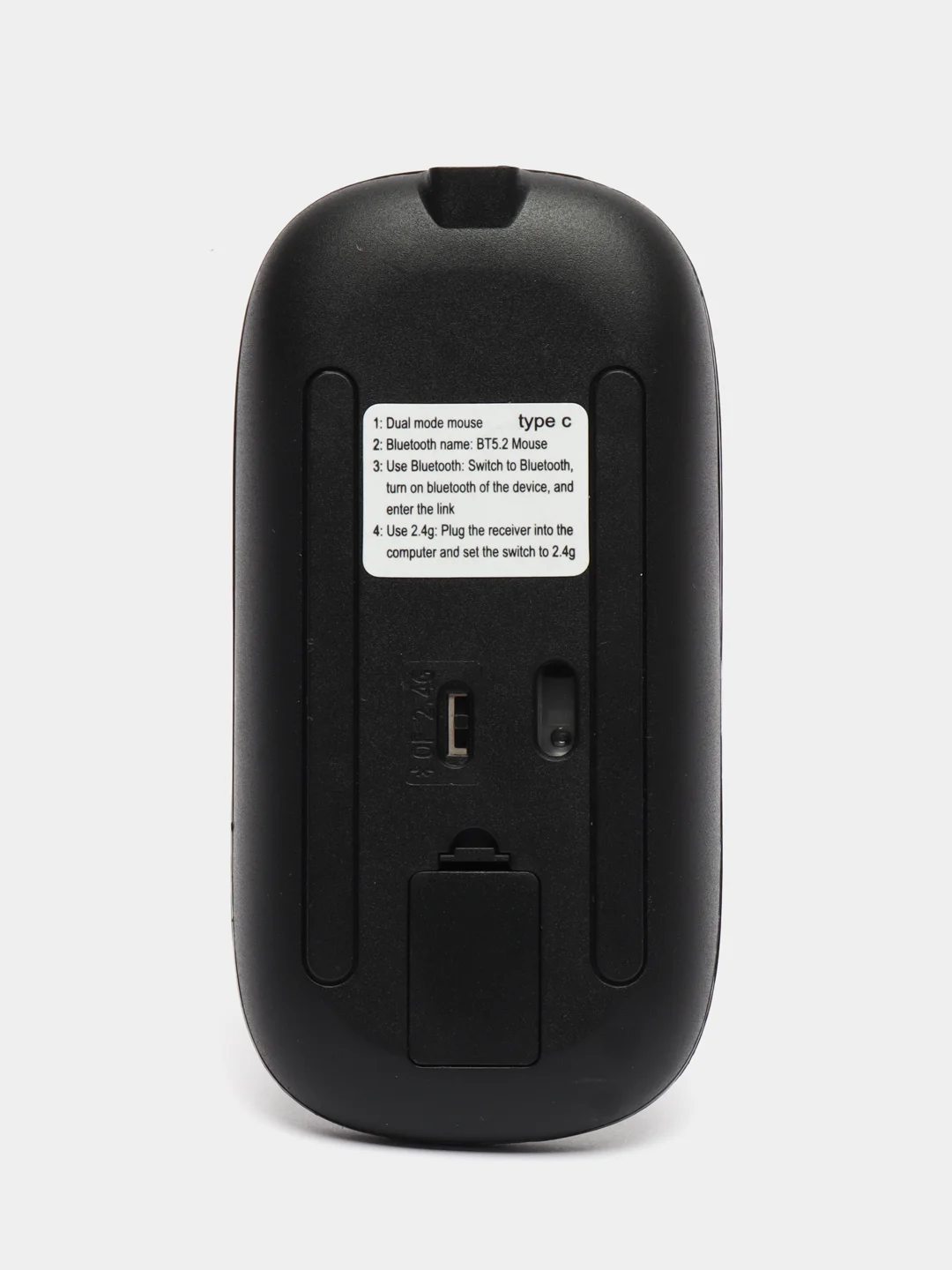 Черный беспроводная компьютерная мышь, бесшумная, оптическая, Bluetooth, 2,4 G, с подсветкой