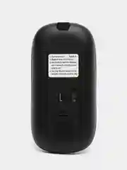 Черный беспроводная компьютерная мышь, бесшумная, оптическая, Bluetooth, 2,4 G, с подсветкой