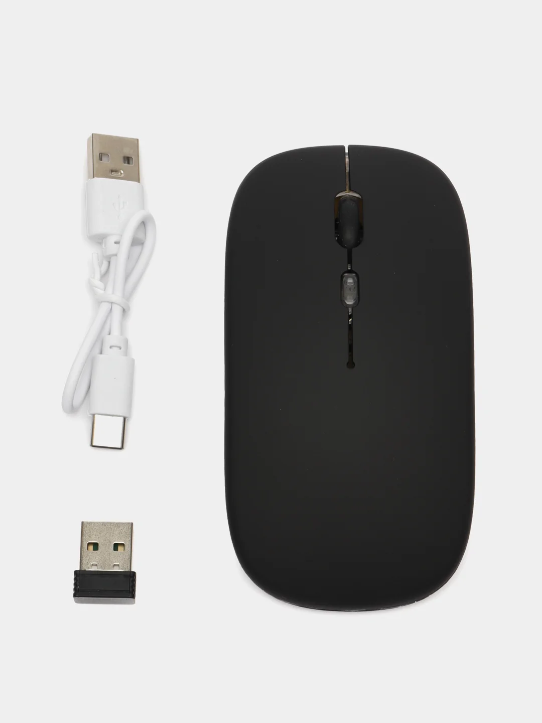 Черный беспроводная компьютерная мышь, бесшумная, оптическая, Bluetooth, 2,4 G, с подсветкой
