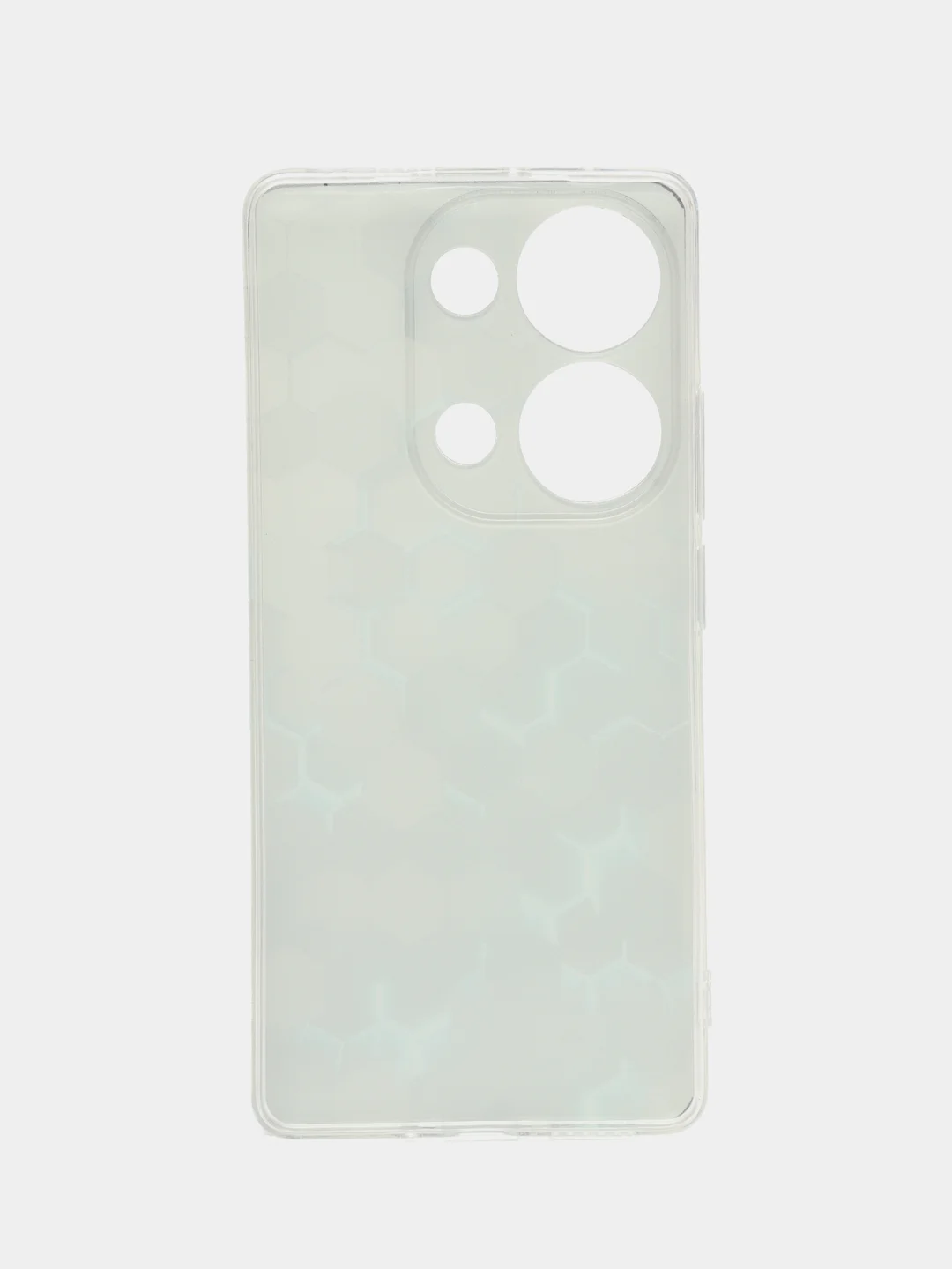 Бирюзовый чехол на Xiaomi Redmi Note 13 Pro 4G/Poco M6 Pro 4G, прозрачный, с рисунком, защита камеры