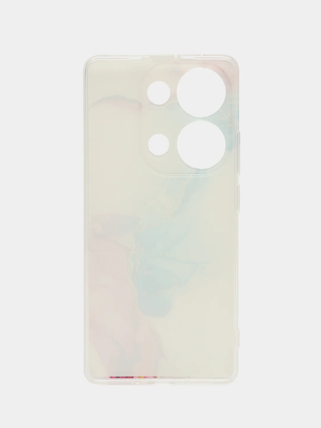 Ледяной чехол на Xiaomi Redmi Note 13 Pro 4G/Poco M6 Pro 4G, прозрачный, с рисунком, защита камеры