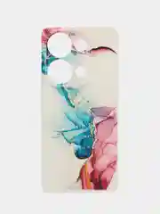 Ледяной чехол на Xiaomi Redmi Note 13 Pro 4G/Poco M6 Pro 4G, прозрачный, с рисунком, защита камеры