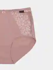 Розовый женские хлопковые трусы, большие размеры, набор 3 штуки