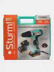 Дрель-шуруповерт Sturm CD3612 аккумуляторный 12 В,  26 Нм