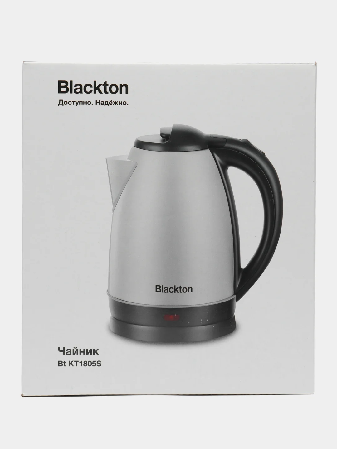 Серый электрический чайник Blackton Bt KT1805S