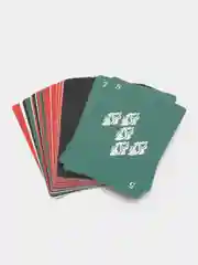 Лайм карты игральные в подарочном наборе 2 в 1 "Poker cards and cubes", 54 карты