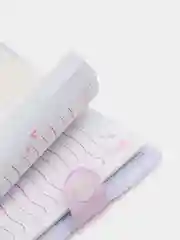 Пастельно-коралловый набор мини блокнот и ручка 7см/6см, 10см/8см
