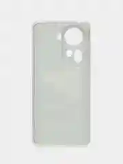 Тёмно-коричневый силиконовый чехол на Oppo Reno 11 (Global) / Оппо Рено 11 Глобал прозрачный, с рисунком