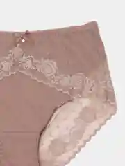Красный трусы женские, кружевные, больших размеров