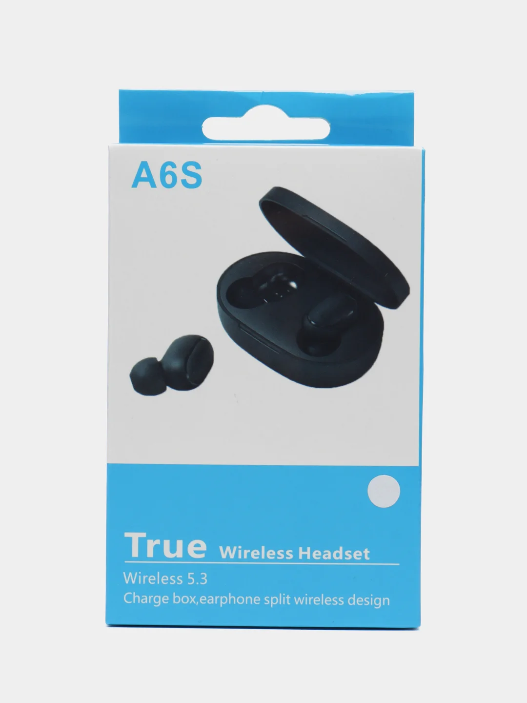 Белый наушники беспроводные A6S, с микрофоном, наушники Bluetooth