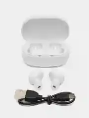 Белый наушники беспроводные A6S, с микрофоном, наушники Bluetooth