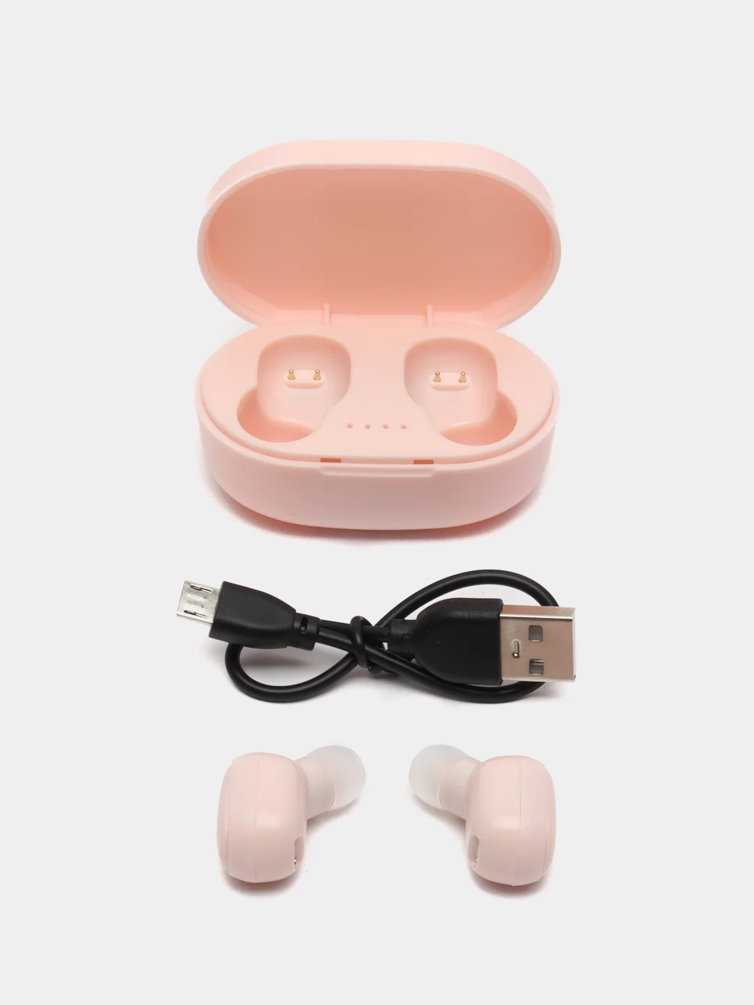 Розовый наушники беспроводные A6S, с микрофоном, наушники Bluetooth