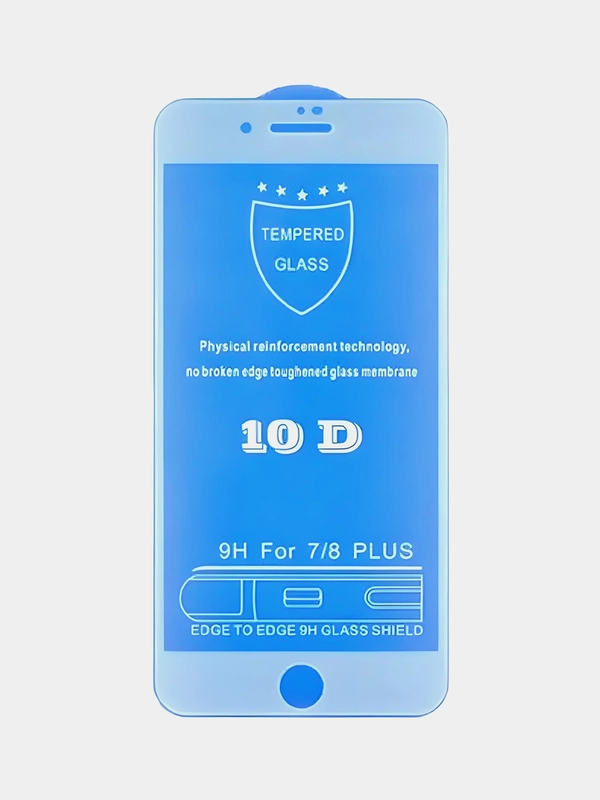 Защитное стекло для Apple iphone 6 plus, айфон 7 Plus, iphone 8 Plus,белая рамка