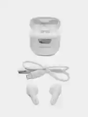 Наушники Borofone BW05 Pure, TWS, вкладыши, Bluetooth 5.1, 30/250 мАч, дисплей, белые