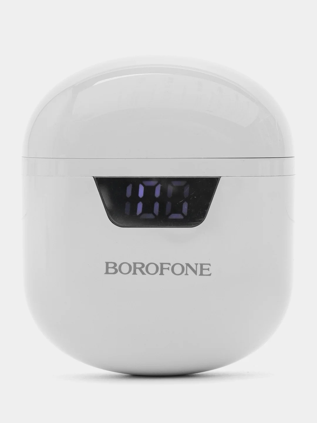 Наушники Borofone BW05 Pure, TWS, вкладыши, Bluetooth 5.1, 30/250 мАч, дисплей, белые