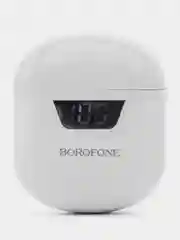 Наушники Borofone BW05 Pure, TWS, вкладыши, Bluetooth 5.1, 30/250 мАч, дисплей, белые