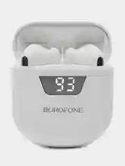 Наушники Borofone BW05 Pure, TWS, вкладыши, Bluetooth 5.1, 30/250 мАч, дисплей, белые