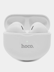 Наушники Hoco EW35 TWS, беспроводные, вкладыши, BT5.3, 30/250 мАч, микрофон, белые