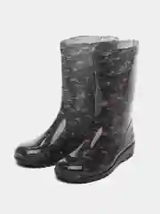 Багровый сапоги женские резиновые цветные