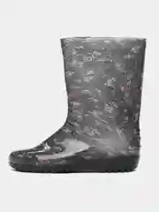 Бордовый сапоги женские резиновые цветные