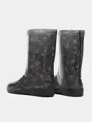 Багровый сапоги женские резиновые цветные