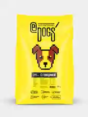 Корм сухой EDOGS для собак с говядиной, 15 кг
