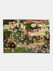Белый детская настольная игра-ходилка "Черепашки Ниндзя", "Чебурашка", "Буба", "Три кота"