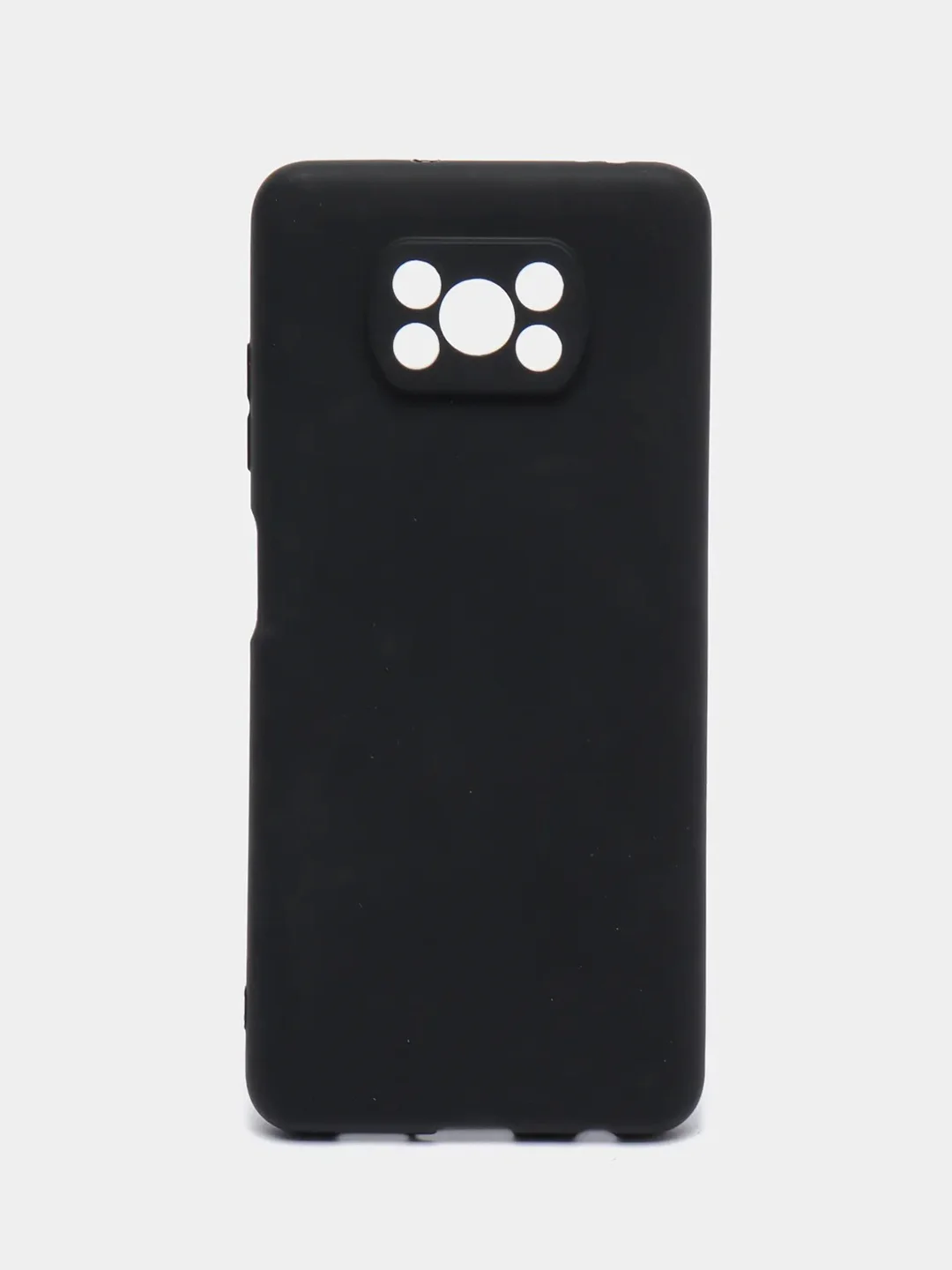 Черный чехол Xiaomi Poco X3 (NFC) / X3 Pro, силиконовый, цветной, матовый