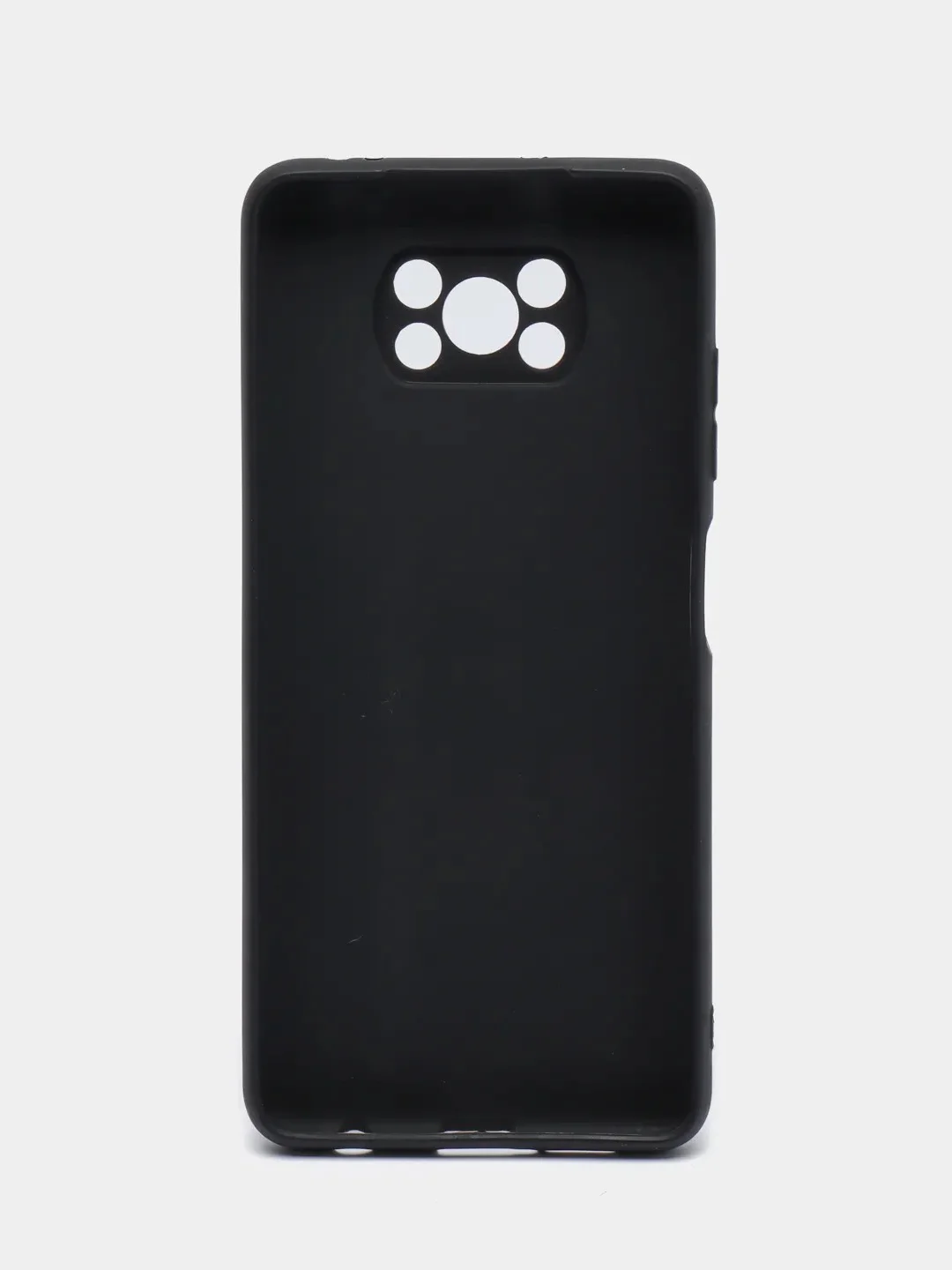 Угольный чехол Xiaomi Poco X3 (NFC) / X3 Pro, силиконовый, цветной, матовый