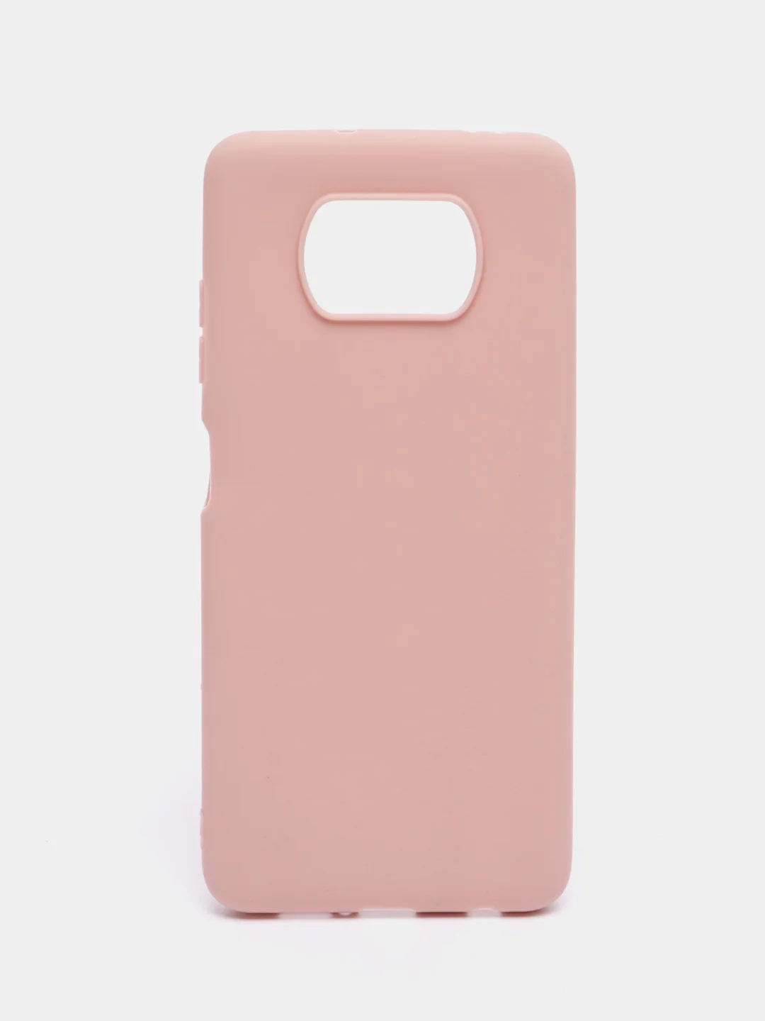 Бежевый чехол Xiaomi Poco X3 (NFC) / X3 Pro, силиконовый, цветной, матовый