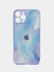 Лавандовый чехол для iPhone 11 / 12 / 13 Pro Max, Айфон, с закаленным стеклом на задней панели