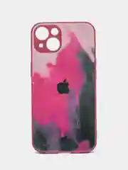 Багровый чехол для iPhone 11 / 12 / 13 Pro Max, Айфон, с закаленным стеклом на задней панели