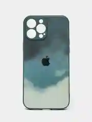 Лесной зеленый чехол для iPhone 11 / 12 / 13 Pro Max, Айфон, с закаленным стеклом на задней панели