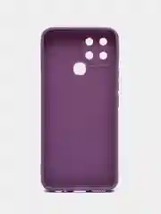 Фиолетовый чехол матовый Infinix Hot 20, 20i, 10 Play, 10s, 11 Play, 12 Play, 12i, Note 12, Smart 6+