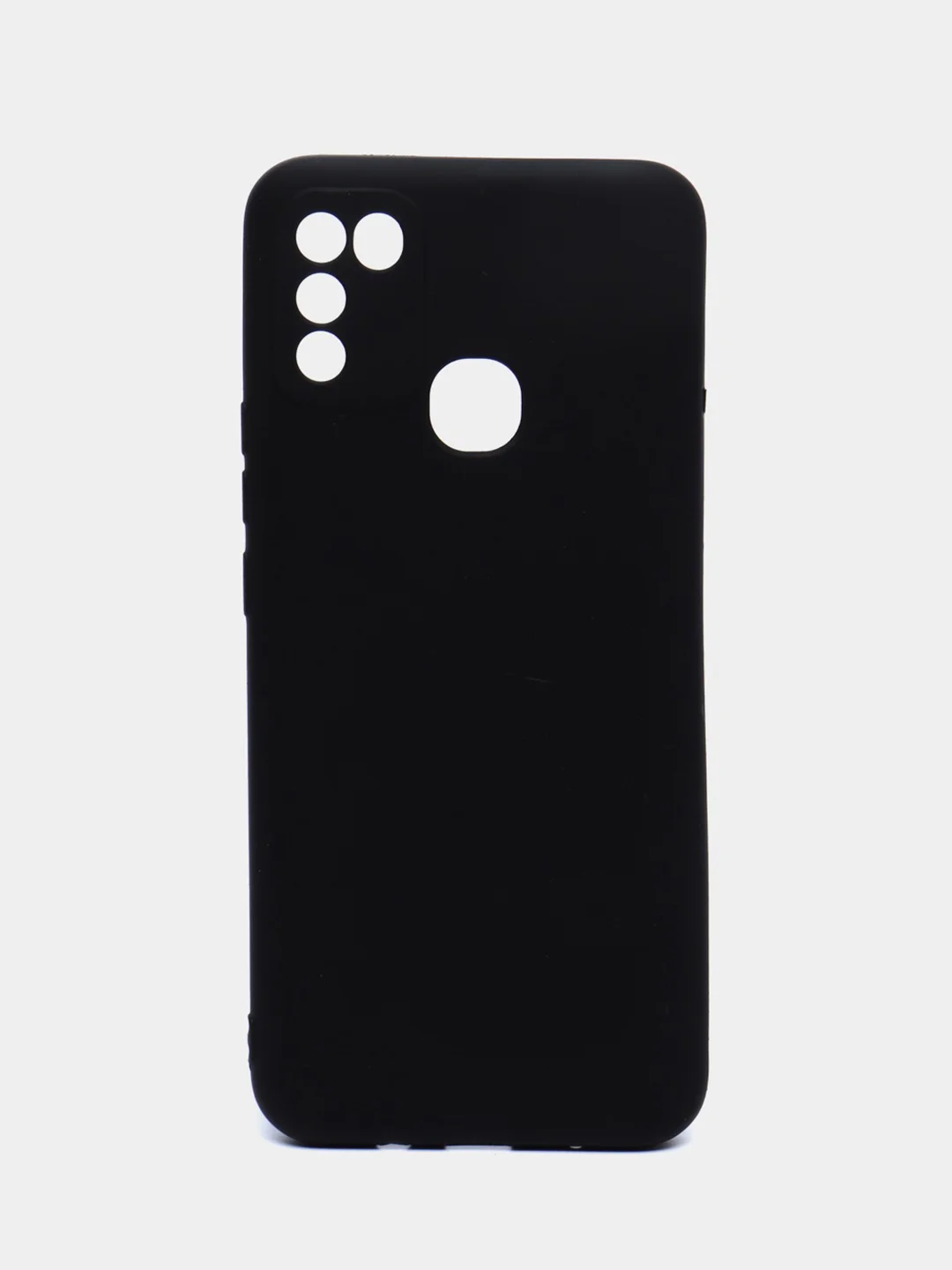 Черный чехол матовый Infinix Hot 20, 20i, 10 Play, 10s, 11 Play, 12 Play, 12i, Note 12, Smart 6+
