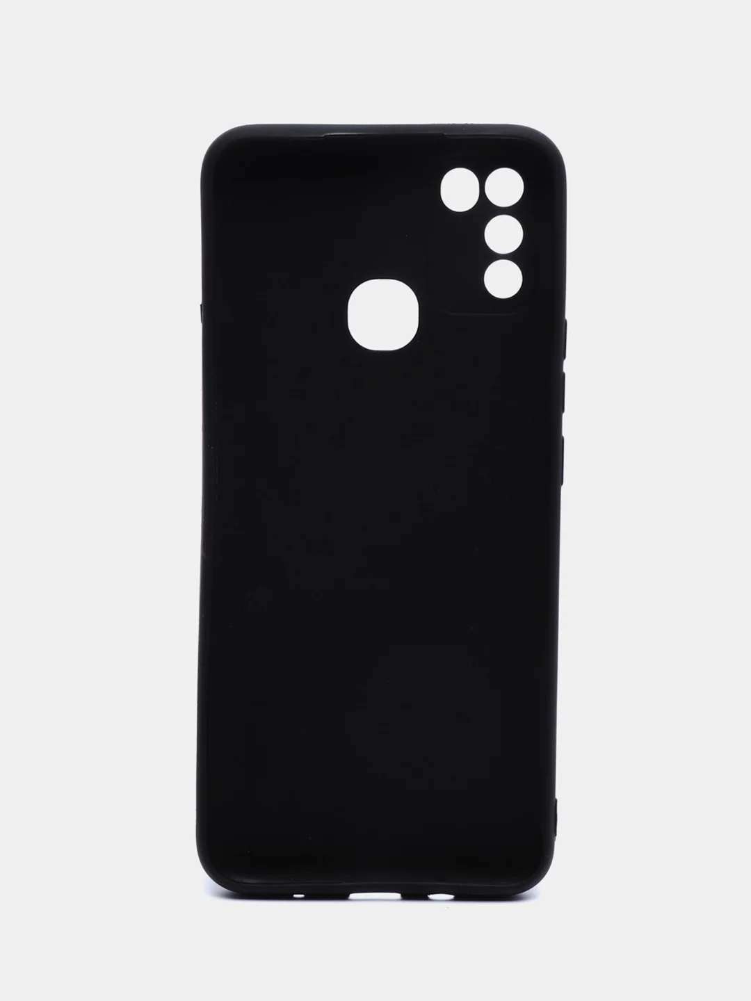 Черный чехол матовый Infinix Hot 20, 20i, 10 Play, 10s, 11 Play, 12 Play, 12i, Note 12, Smart 6+