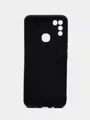Черный чехол матовый Infinix Hot 20, 20i, 10 Play, 10s, 11 Play, 12 Play, 12i, Note 12, Smart 6+