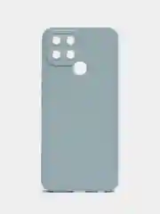 Светло-синий чехол матовый Infinix Hot 20, 20i, 10 Play, 10s, 11 Play, 12 Play, 12i, Note 12, Smart 6+