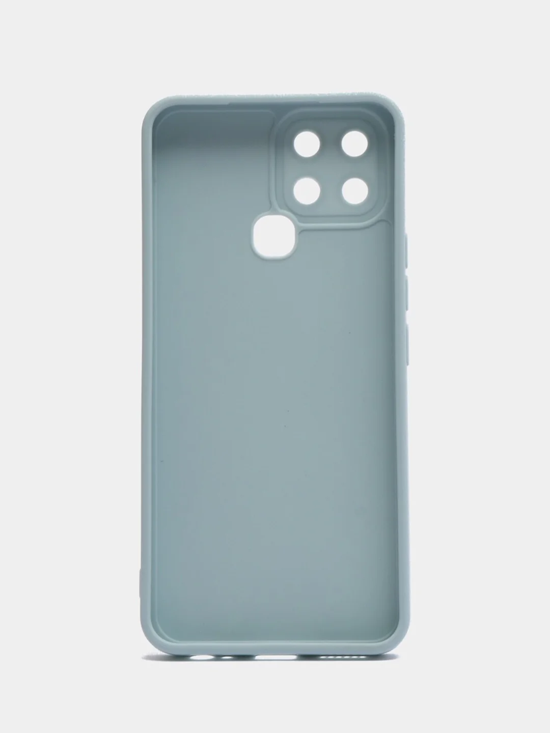 Светло-синий чехол матовый Infinix Hot 20, 20i, 10 Play, 10s, 11 Play, 12 Play, 12i, Note 12, Smart 6+