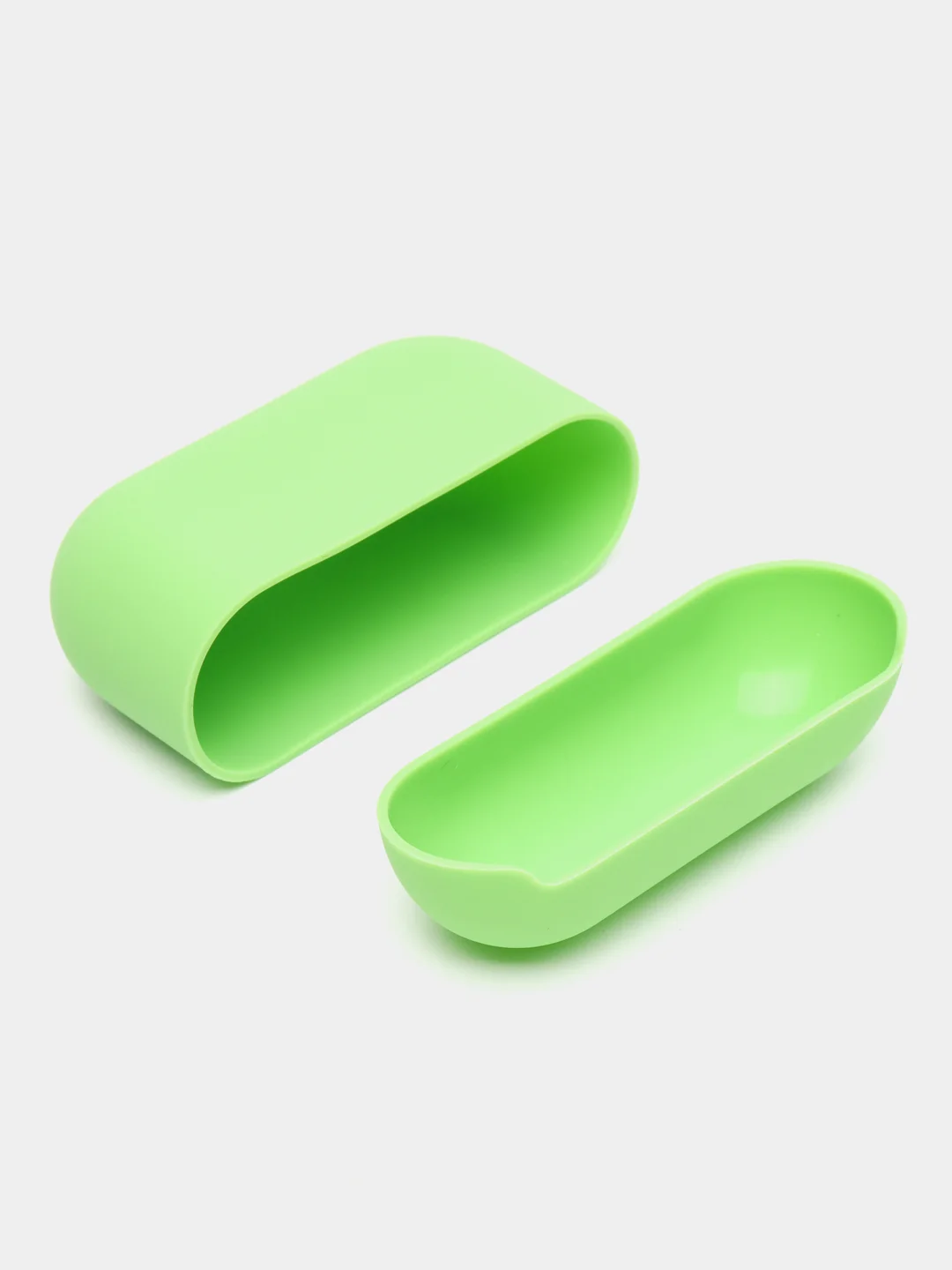 Зеленый чехол-кейс для наушников AirPods Pro, силиконовый