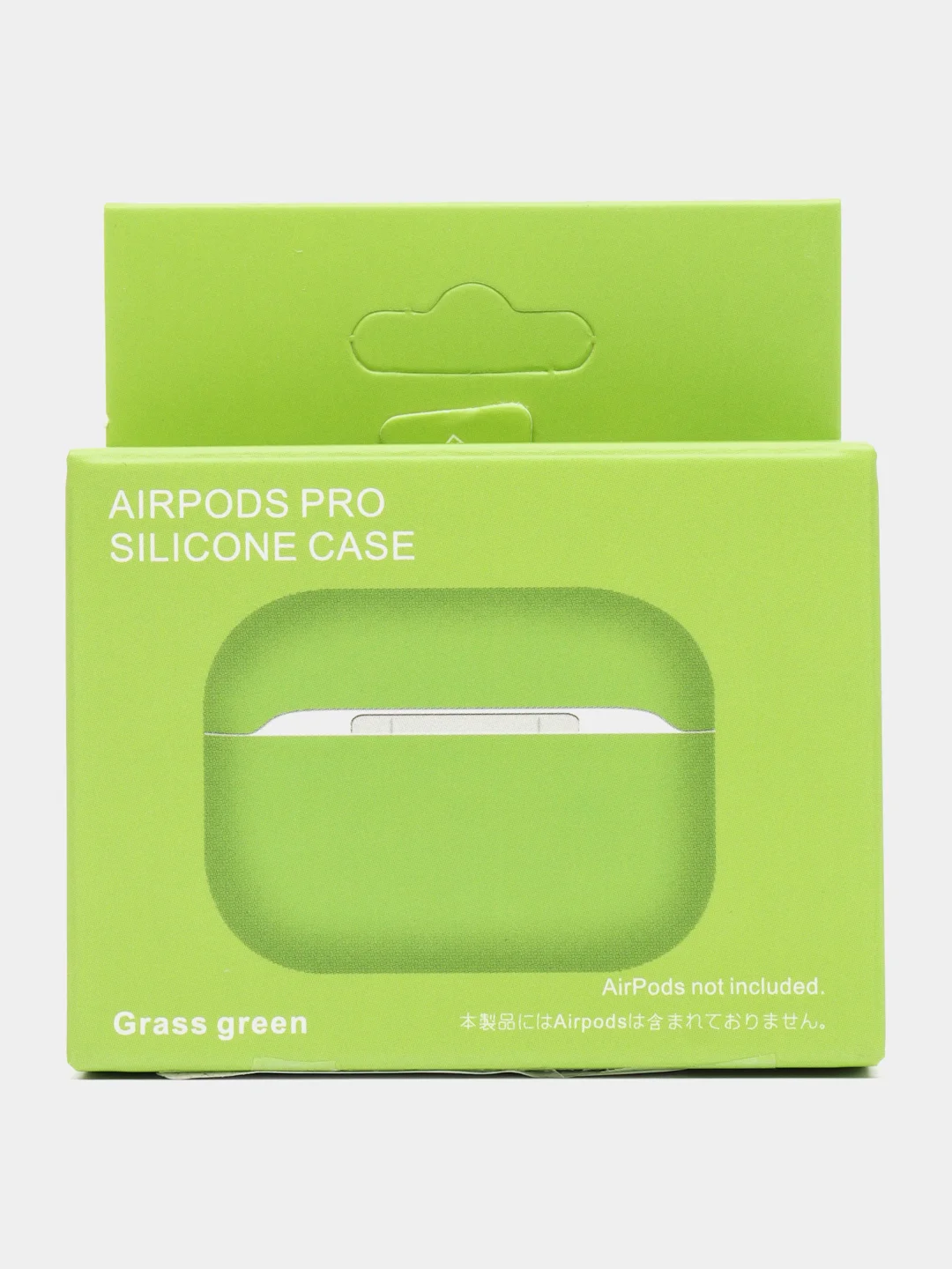 Зеленый чехол-кейс для наушников AirPods Pro, силиконовый