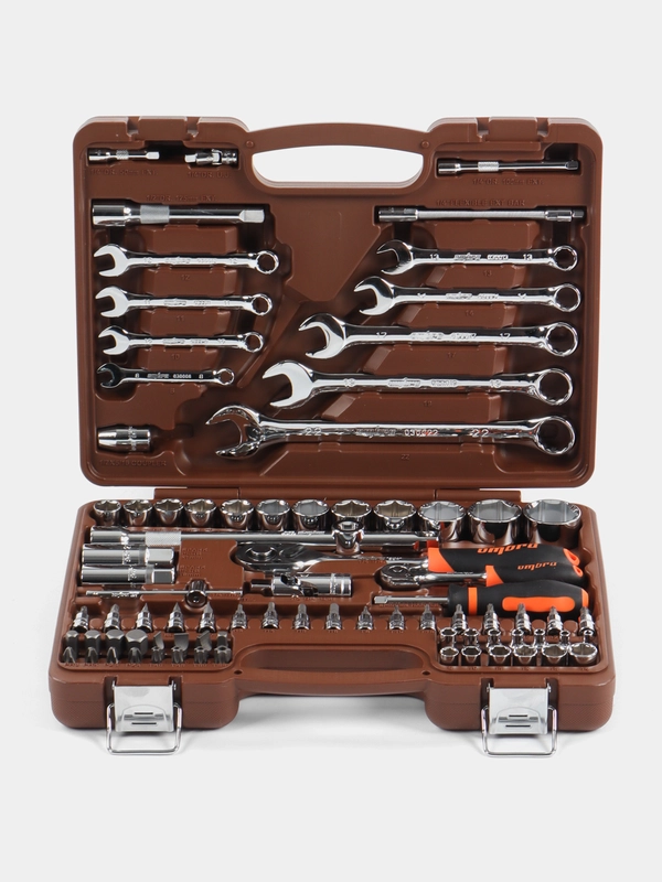 OMT82S Набор инструмента универсальный 1/4", 1/2"DR, 82 предмета