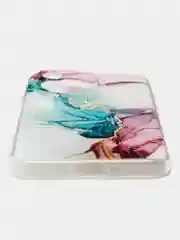 Ледяной чехол на Huawei Nova Y72/Y72s / Хуавей Нова Y72/Y72s прозрачный, с рисунком, защита камеры
