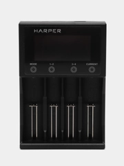 Зарядное устройство для аккумуляторных батареек на 4 слота Harper M4S Li-Ion, Ni-Cd, Ni-MH