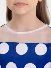 Синий платье для девочки с пышной юбкой нарядное