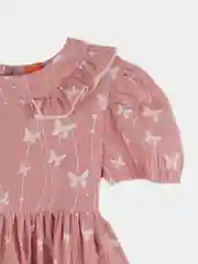 Коралловый меланж платье для девочки