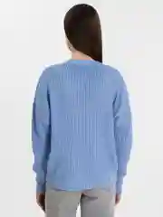Голубой кардиган женский oversize